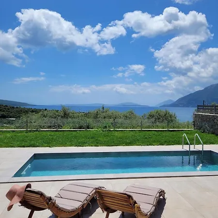Aurora Amazing Seaview To Lefkada - Meganisi Villa *